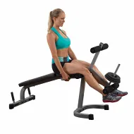 Тренажер разгибание ног сидя - сгибание ног лежа Body Solid PLCE165X на свободном весе
