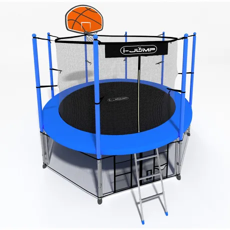 Батут i-Jump Basket 14ft blue - Фото 7