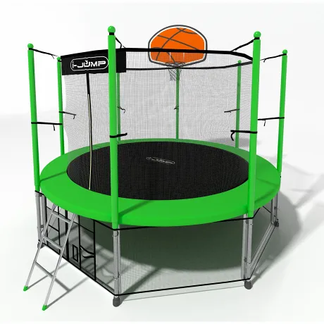 Батут i-Jump Basket 16ft green - Фото 5
