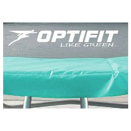 Батут Optifit Like Green 8ft с зеленой крышей - Фото 4