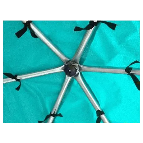 Батут Optifit Like Green 8ft с зеленой крышей - Фото 2