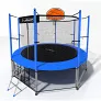 Батут i-Jump Basket 12ft blue - Фото 5