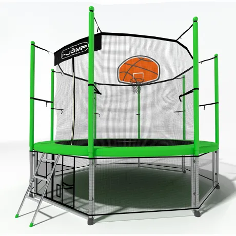 Батут i-Jump Basket 16ft green - Фото 4