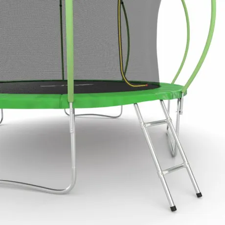 Батут с внутренней сеткой и лестницей EVO JUMP Internal 12ft (Green) - Фото 3