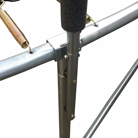 Батут DFC JUMP 8 ft складной, с сеткой apple green - Фото 7