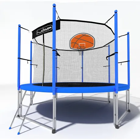 Батут i-Jump Basket 10ft blue - Фото 11