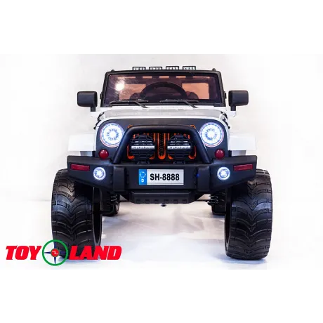 Электромобиль ToyLand Jeep SH 888 белый - Фото 2