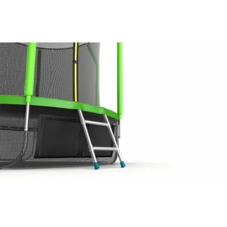 Батут с внутренней сеткой и лестницей EVO JUMP Cosmo 6ft (Green)+ нижняя сеть - Фото 5