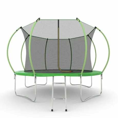 Батут с внутренней сеткой и лестницей EVO JUMP Internal 12ft (Green)