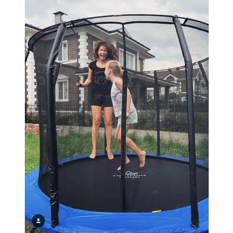 Батут Triumph Nord Чемпион 427 см синий - Фото 9