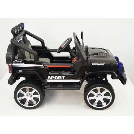 Электромобиль RiverToys JEEP T008TT (черный) - Фото 11