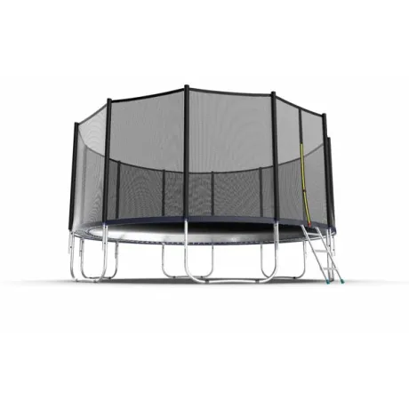 Батут с внешней сеткой и лестницей EVO JUMP External 16ft (Blue) - Фото 3