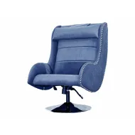 Дизайнерское массажное кресло EGO Max Comfort EG3003 Синий (Микрошенилл)