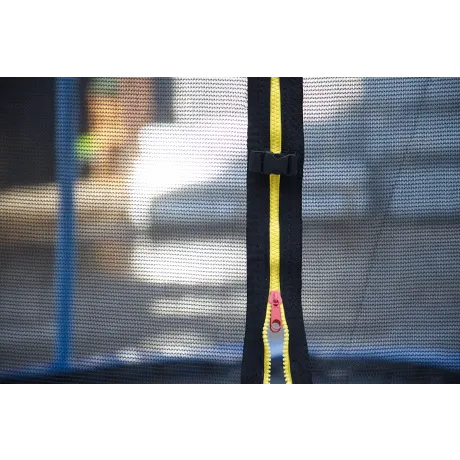 Батут JUNHOP 10 Комплект с защитной сетью и лестницей синий - Фото 12