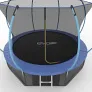 Батут с внутренней сеткой и лестницей EVO JUMP Internal 12ft (Blue) + нижняя сеть - Фото 5