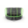 Батут с внутренней сеткой и лестницей EVO JUMP Cosmo 16ft (Green)+ нижняя сеть - Фото 2