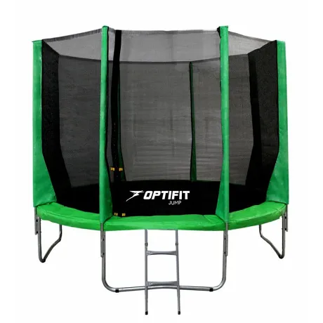 Батут OPTIFIT JUMP 14FT зеленый