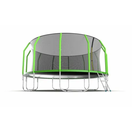Батут с внутренней сеткой и лестницей EVO JUMP Cosmo 16ft (Green) - Фото 3