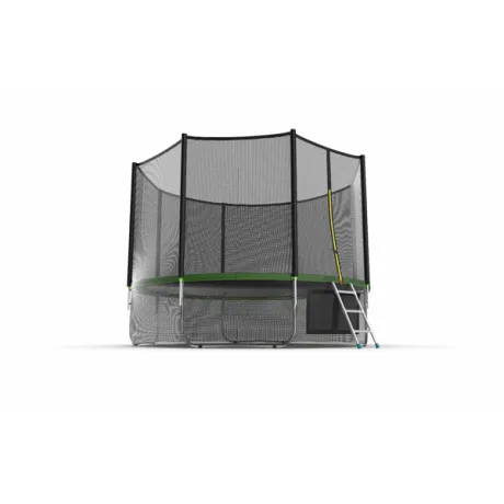 Батут с внешней сеткой и лестницей EVO JUMP External 12ft (Green) + нижняя сеть - Фото 3