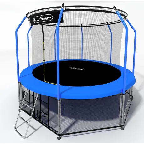 Батут I-JUMP ELEGANT 14FT Blue - Фото 2