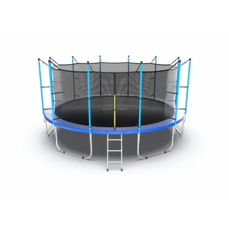 Батут с внутренней сеткой и лестницей EVO JUMP Internal 16ft (Blue)