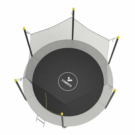 Батут Yamota A244 grey - Фото 2