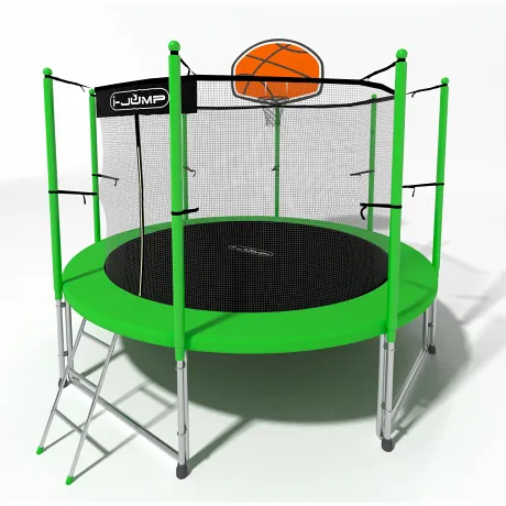 Батут i-Jump Basket 6ft green - Фото 4