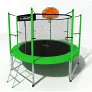 Батут i-Jump Basket 6ft green - Фото 4
