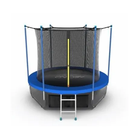 Батут с внутренней сеткой EVO JUMP Internal 8ft (Sky) + нижняя сеть