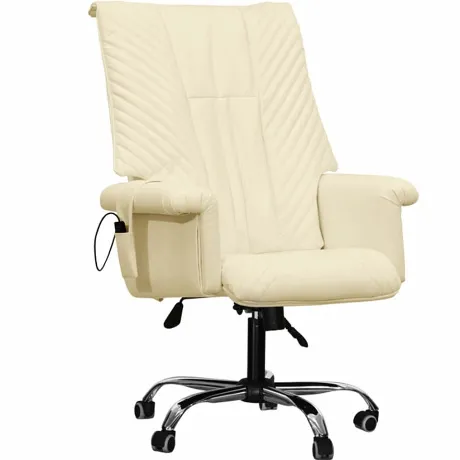Офисное массажное кресло EGO President EG1005 кремовый