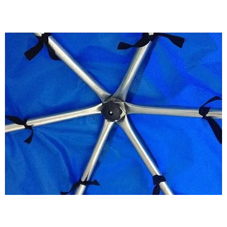 Батут Optifit Like Blue 8ft с синей крышей - Фото 3