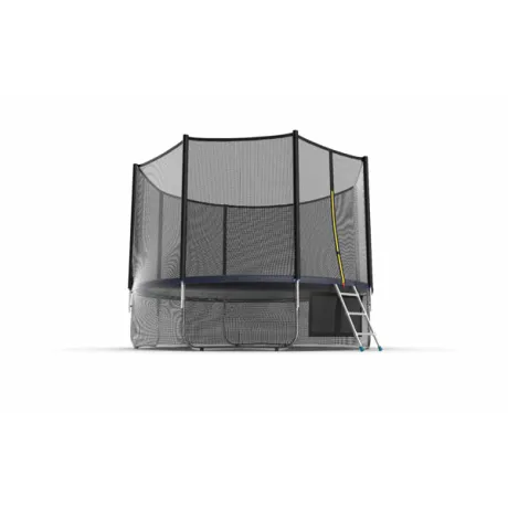 Батут с внешней сеткой и лестницей EVO JUMP External 12ft (Blue) + нижняя сеть - Фото 3