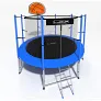 Батут i-Jump Basket 10ft blue - Фото 8