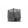 Батут с внешней сеткой и лестницей EVO JUMP External 8ft (Green) + нижняя сеть - Фото 3