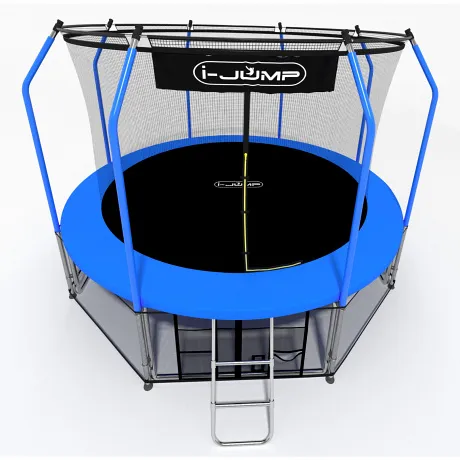 Батут I-JUMP ELEGANT 14FT Blue - Фото 7