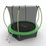 Батут с внутренней сеткой и лестницей EVO JUMP Internal 8ft (Green) + нижняя сеть - Фото 4