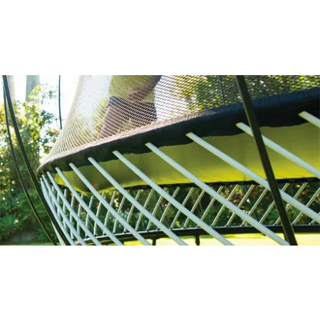 Батут круглый Sporingfree R79 SHW с лестницей, корзиной для мяча и колесиками - Фото 3