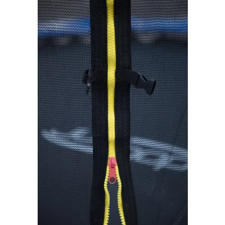 Батут JUNHOP 8 Комплект с защитной сетью и лестницей синий - Фото 7