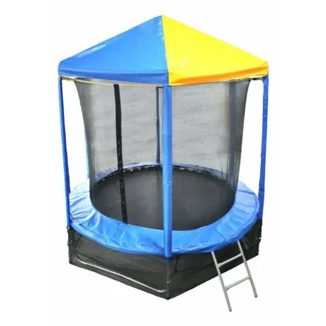 Батут Optifit Like Blue 6ft с сине-желтой крышей