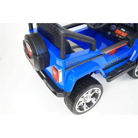 Электромобиль RiverToys JEEP T008TT (синий) - Фото 28