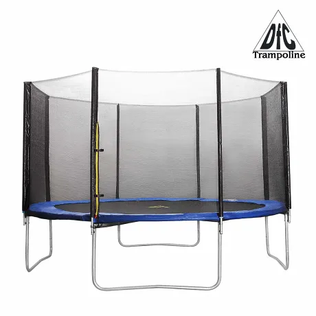 Батут DFC Trampoline Fitness с сеткой 12FT-TR-E