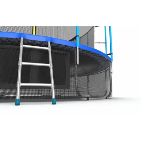 Батут с внутренней сеткой и лестницей EVO JUMP Internal 16ft (Blue) + нижняя сеть - Фото 5