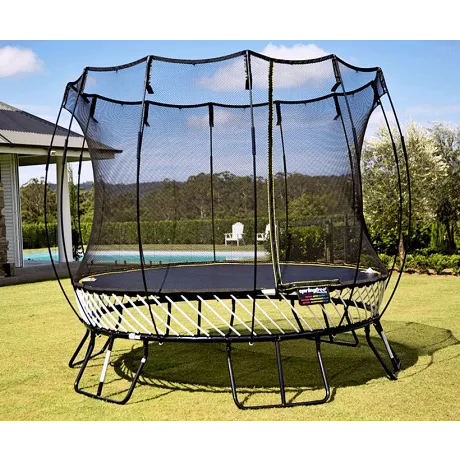 Батут круглый Sporingfree R79 SHW с лестницей, корзиной для мяча и колесиками - Фото 2