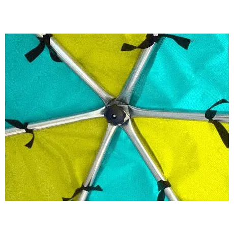 Батут Optifit Like Green 6ft с зелено-желтой крышей - Фото 2